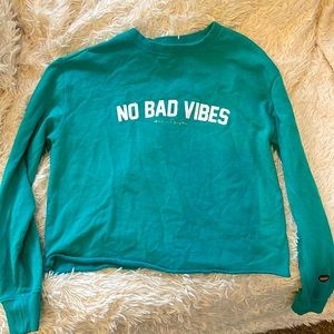 Spiritual Gangster “No Bad Vibes” pullover, size XS